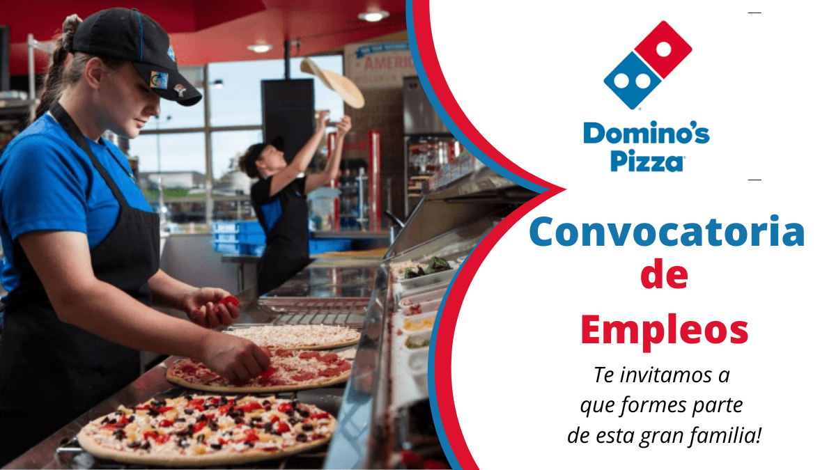 Domino pizza con novenas oportunidad de trabajo disponibles en distinto